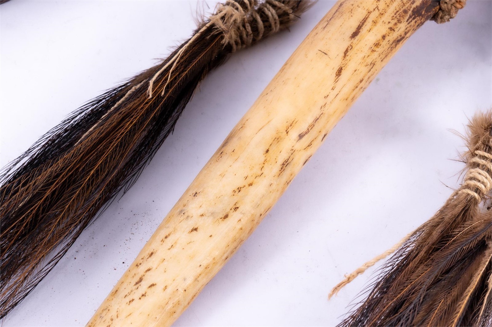 PAPUA NEW GUINEA CASSOWARY KNIFE, carved blade 12" 1900'S