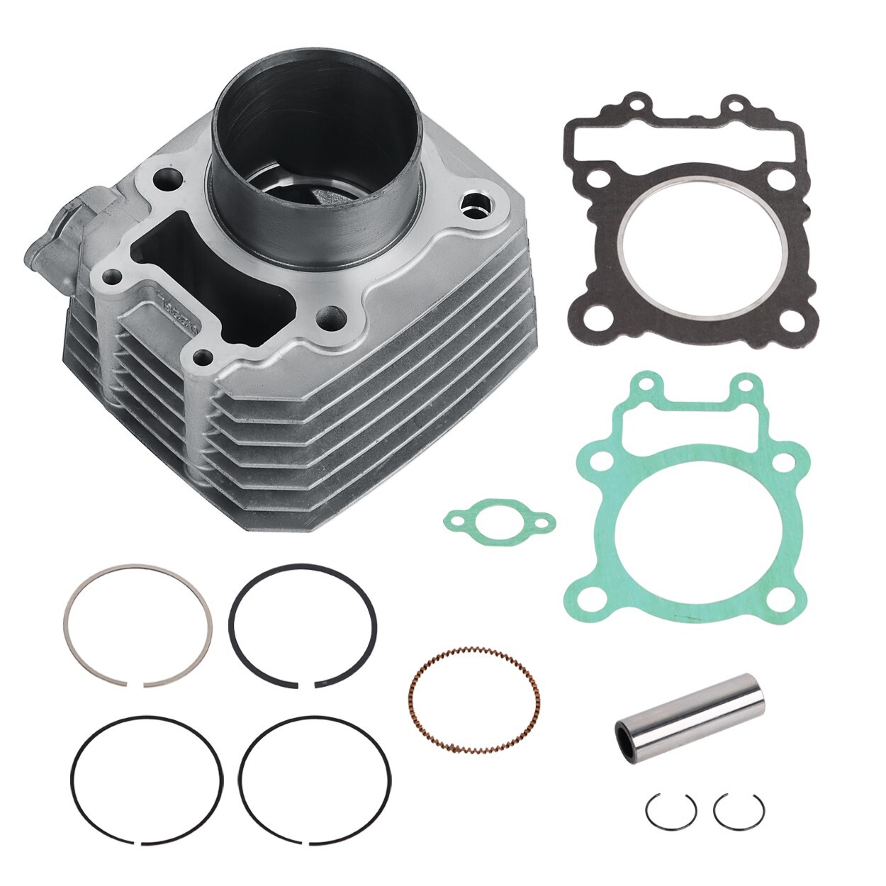 LokoCar Cylinder Piston Gasket Top End Kit Fits For 2003-2011 Kawasaki Bayou 250