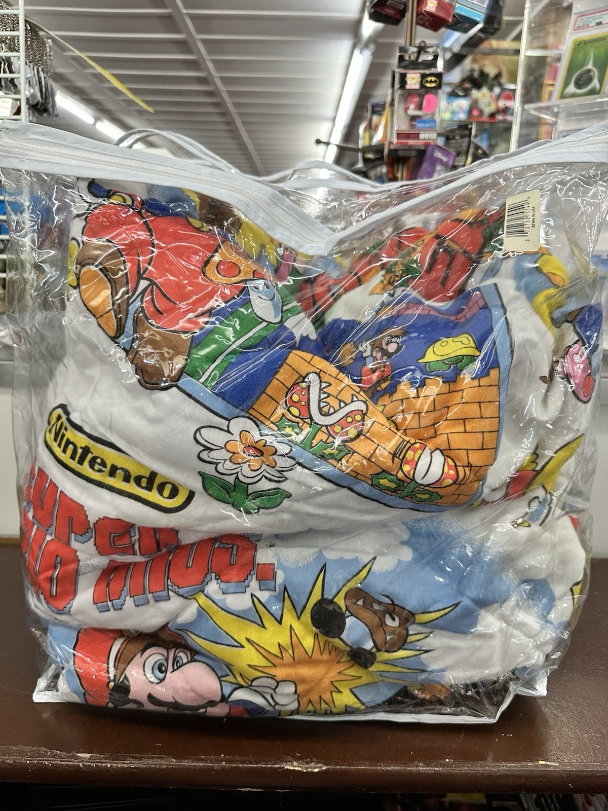 Vintage 1988 Nintendo Super Mario Bros And Zelda Twin Comforter Not Mint