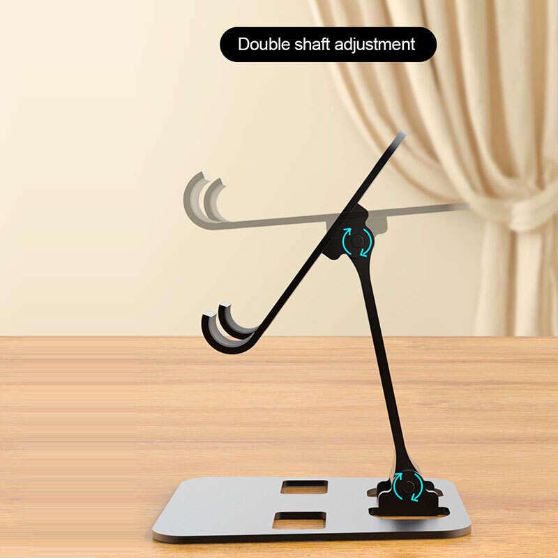 Universal Adjustable Metal Desk Tabletop Phone iPad Tablet Stand Foldable LOT