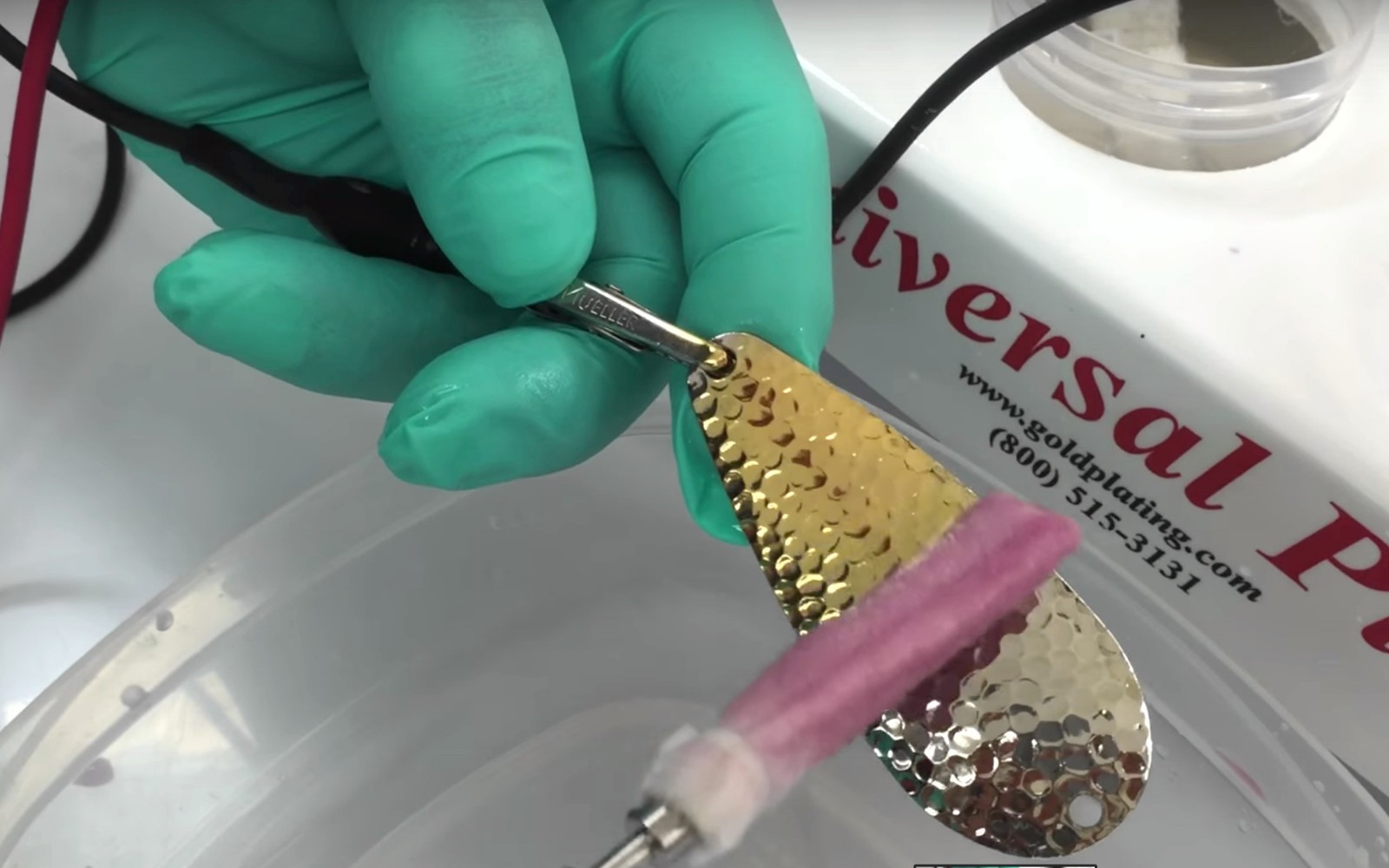 Universal Plater Chrome Edition - Automotive Gold Plating Machine - w/8oz gold