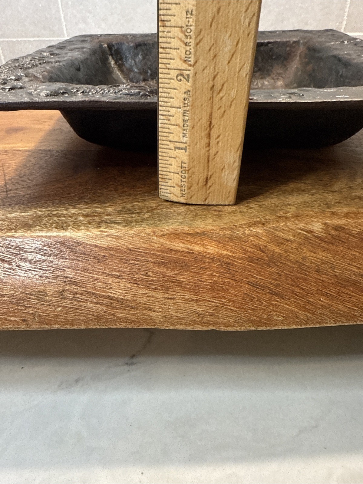 Vintage Japanese Cast Iron Dragon Tray Umbrella / Cane Stand Drip Pan 9.5”