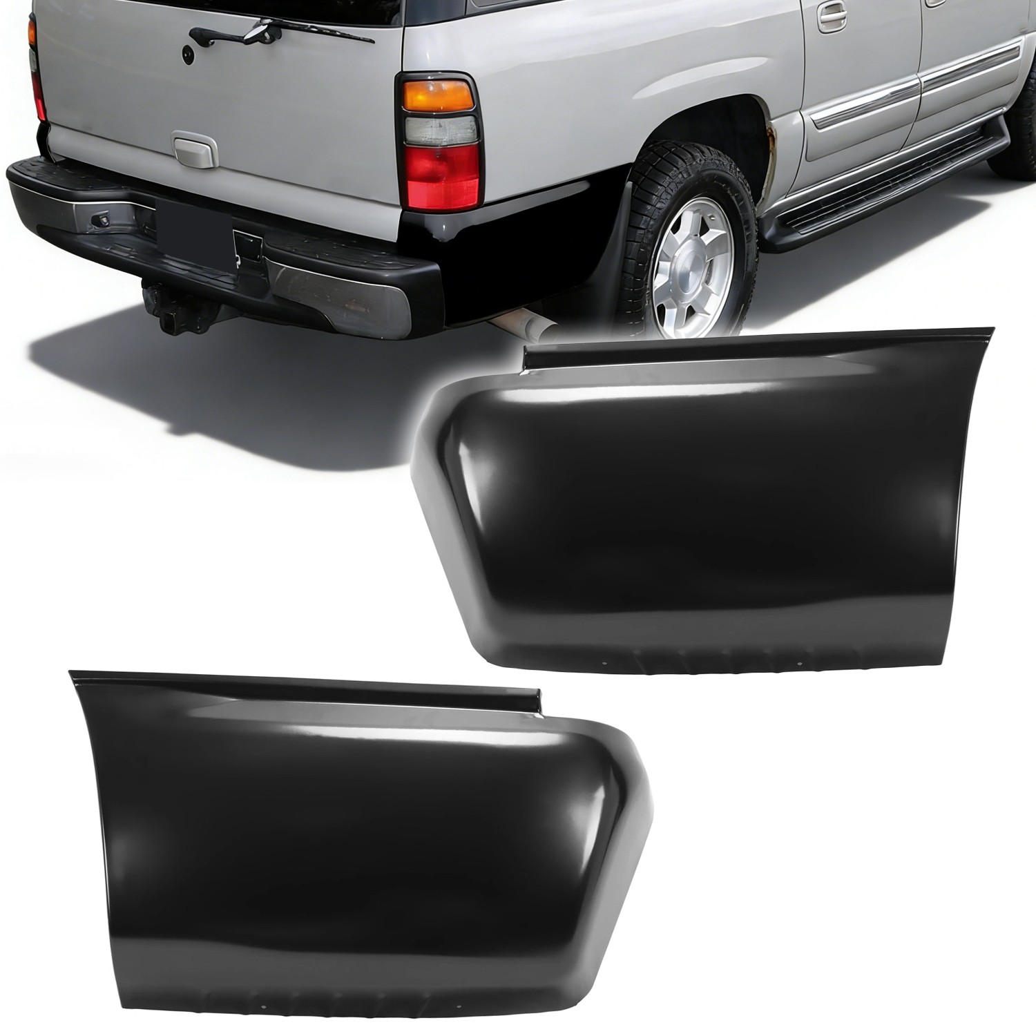 For 2000-2006 Chevrolet Suburban 1500 2500 Pair Lower Rear Quarter Panel Section