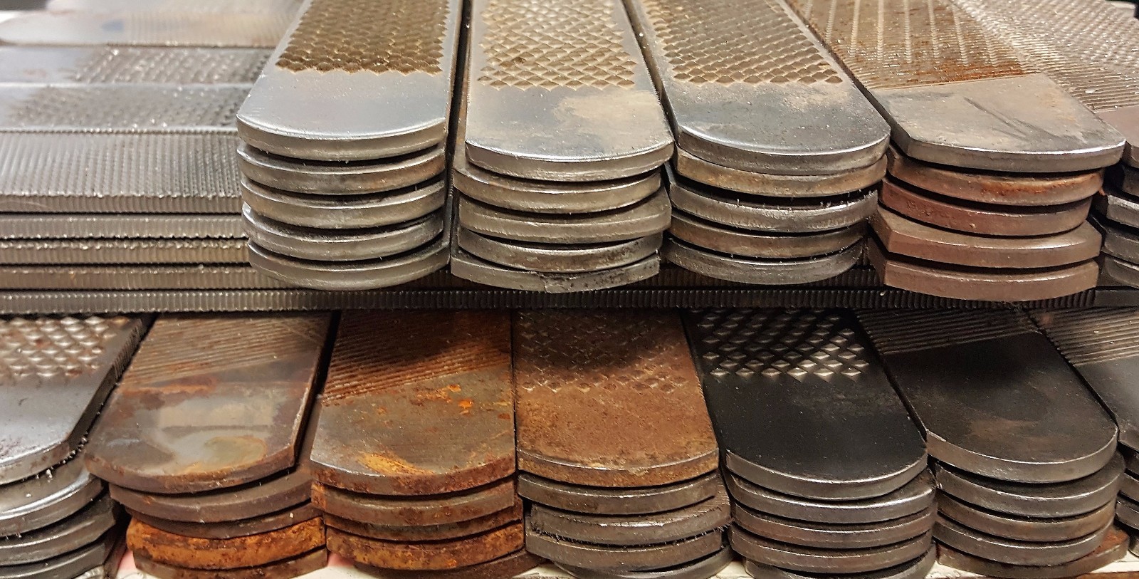 Used Wide Horse Rasps/Files/Farrier Rasp- Set of 5