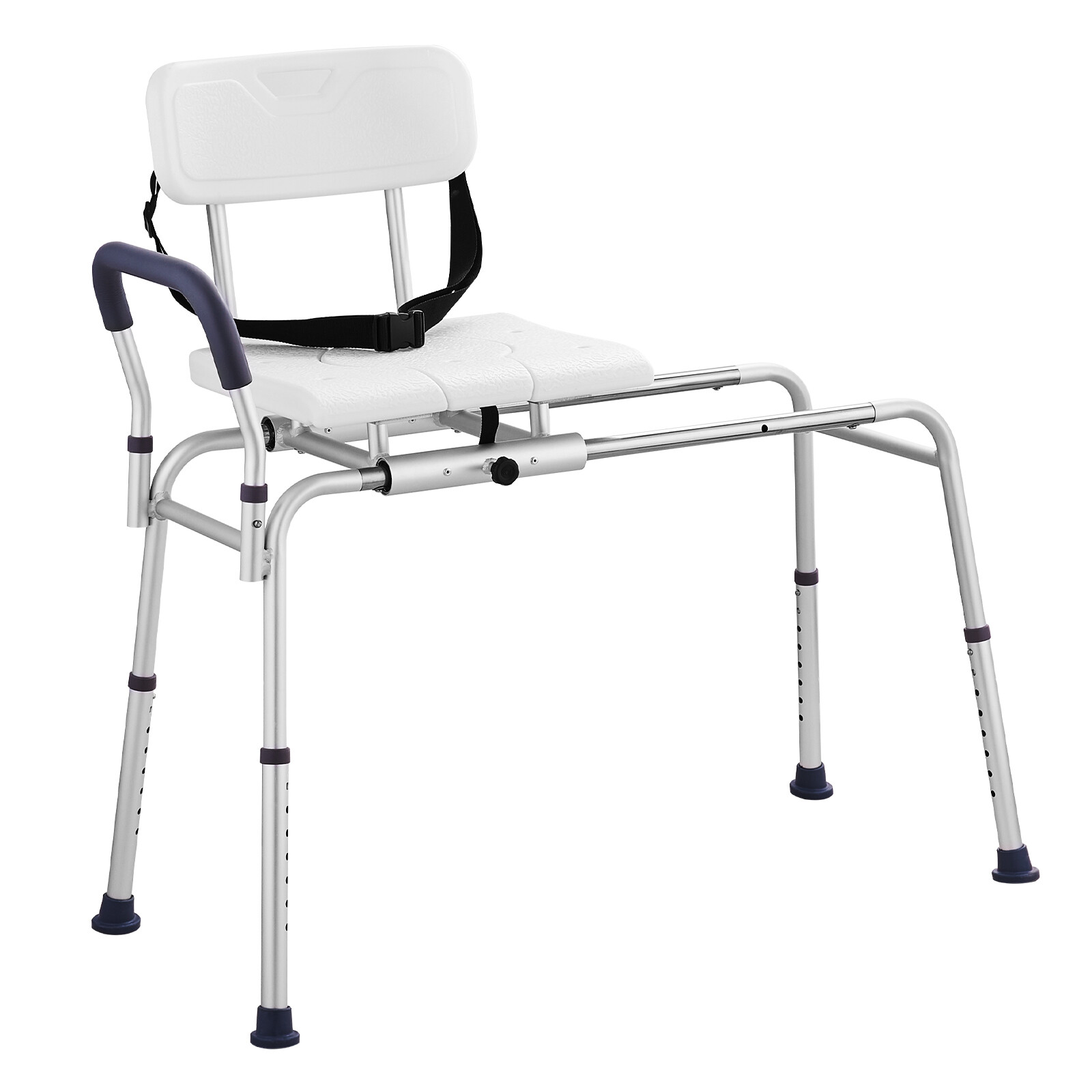 VEVOR Sliding Tub Transfer Bench Shower Chair with Cut-Out Seat