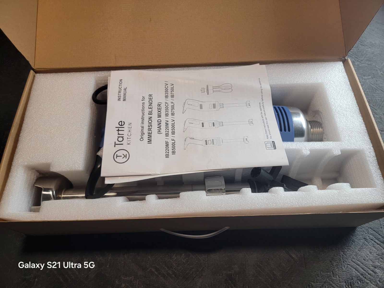 Commercial Immersion Blender, Variable Speed, Extra Heavy Duty 750W 8000-19000