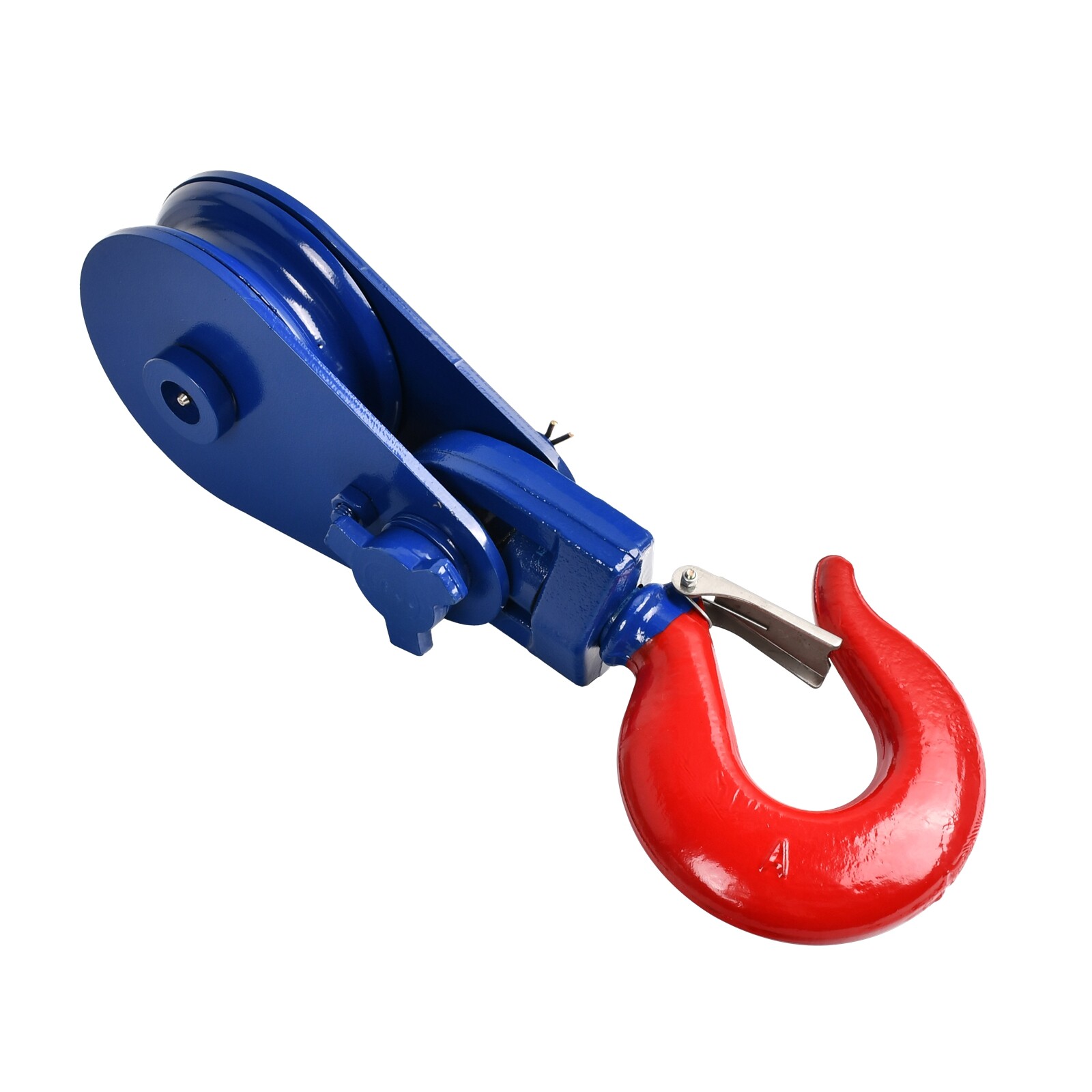 8 Ton Snatch Block with Swivel Hook & Safety Latch 6" Sheave, 3/4" Wire Rope