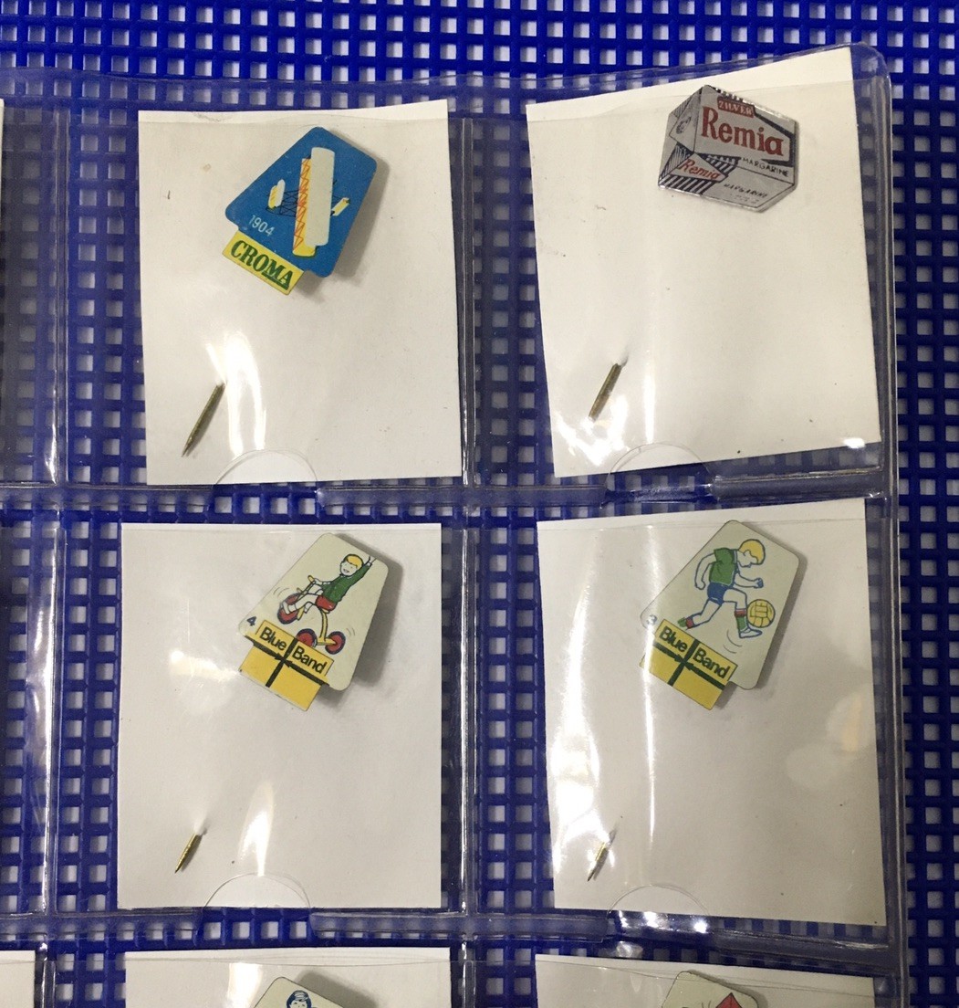 Vintage MARGARINE German Dairy Advertising Logo Lapel Hat Stick Pins Pin Lot