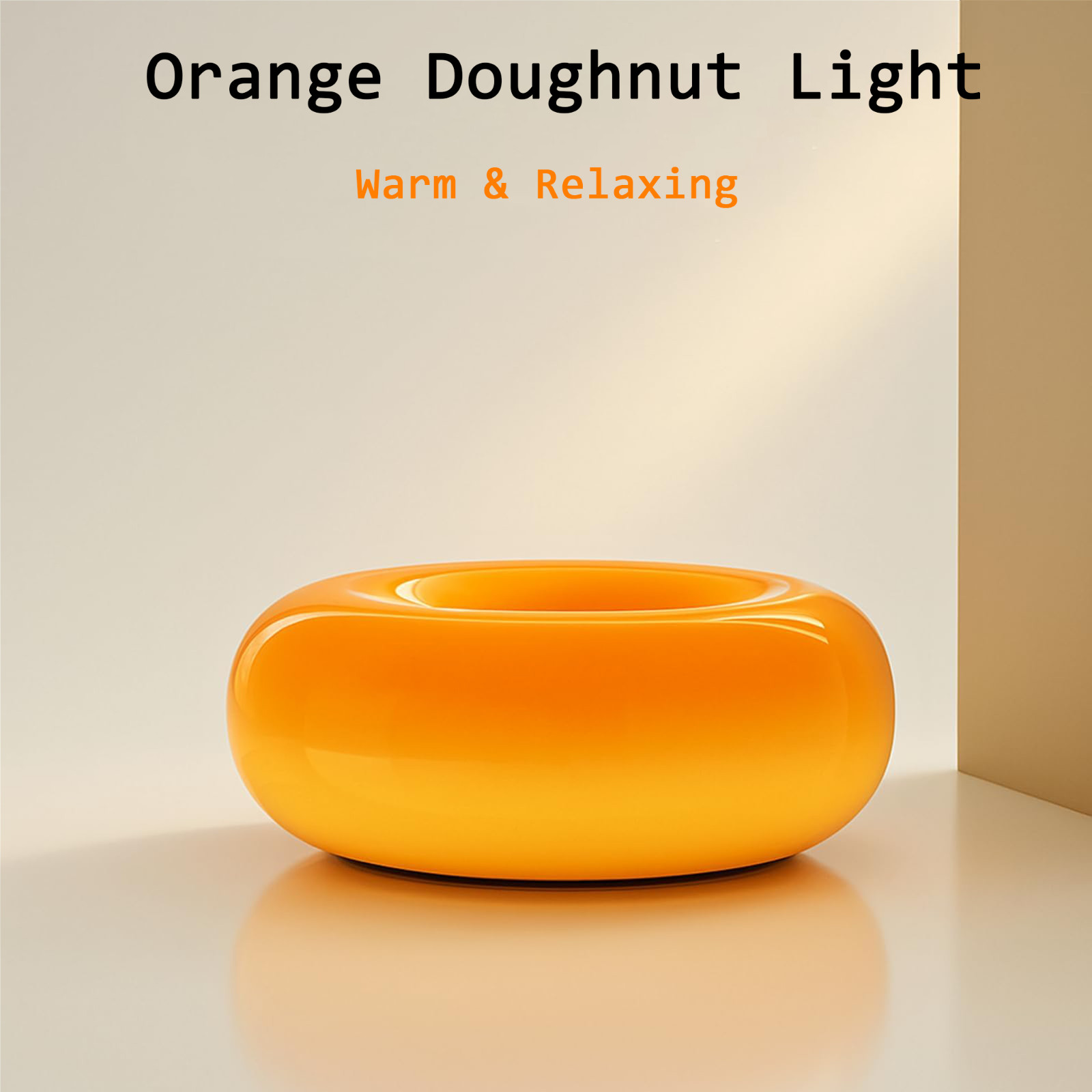 Holiday Gift-Retro Art Donut Wall/Lamp,3 models LED Warm,Acrylic Material