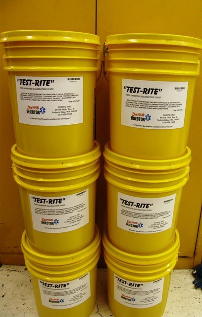 Fuel Injector "TESTRITE" calibration fluid 5 gallons perfect for ASNU machine!