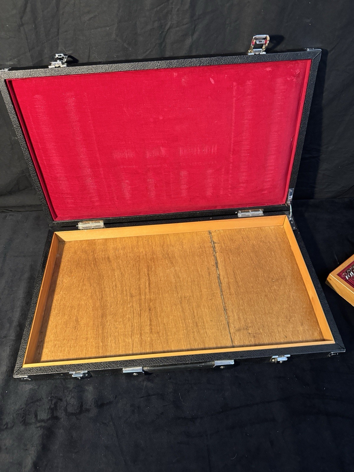 Vintage Optometrist Eye Doctor Trial Lens & Fitting Kit In Locking Case