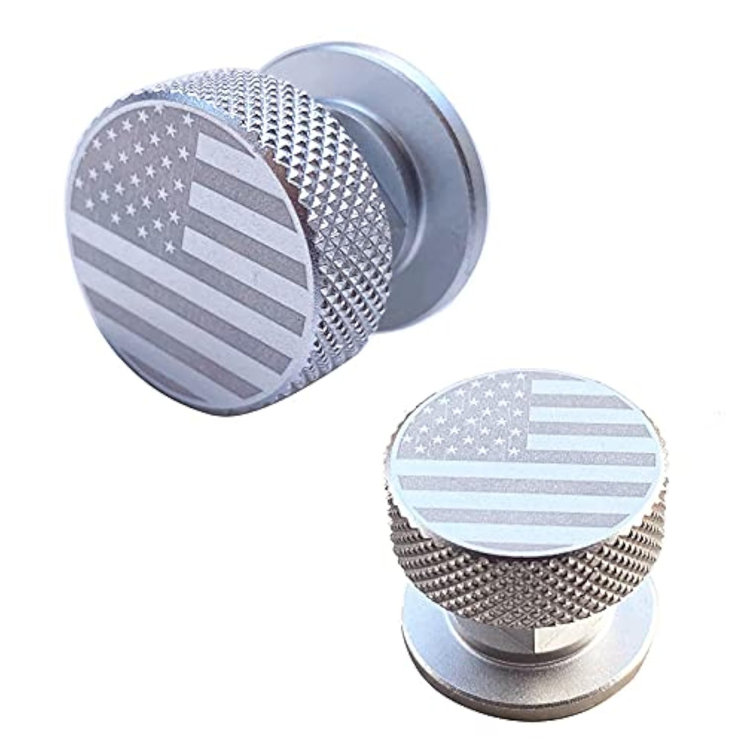 KAYBOO Welding Hood Pipeliner Helmet Fasteners-1Pair Silver M6,