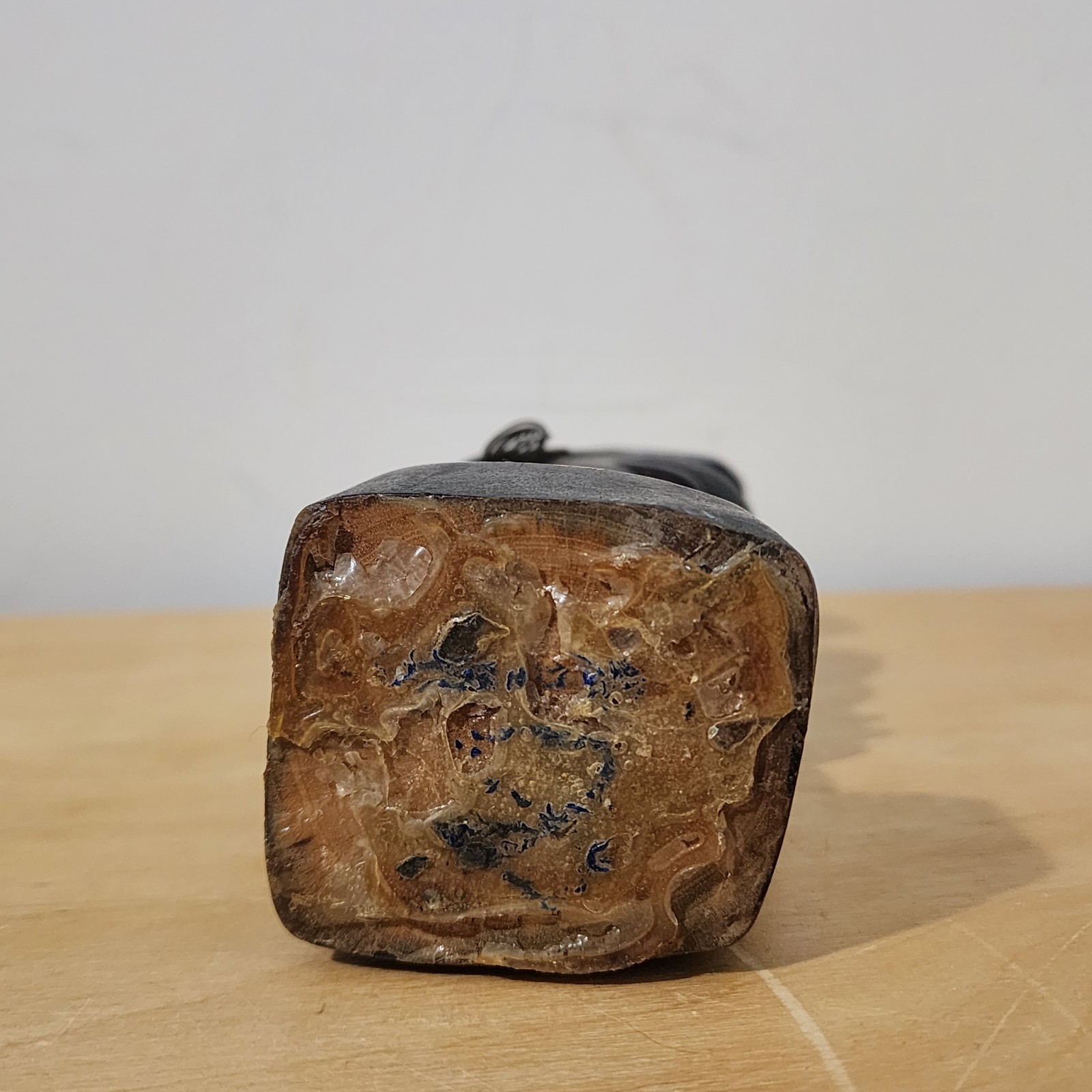 Vintage Hand Carved African Wood Sculpture Bust - West African Dan Style - 9.5"