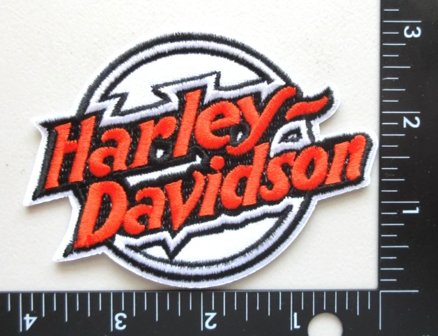 BIKERS MOTORCYCLES HARLEY-DAVIDSON JACKET VEST HAT EMBROIDERED IRON ON PATCH