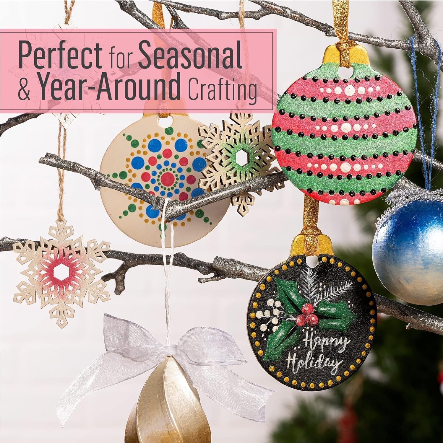 Versatile 2 oz Non-Toxic Metallic Acrylic Paint in Taupe – Ideal for Any Surface