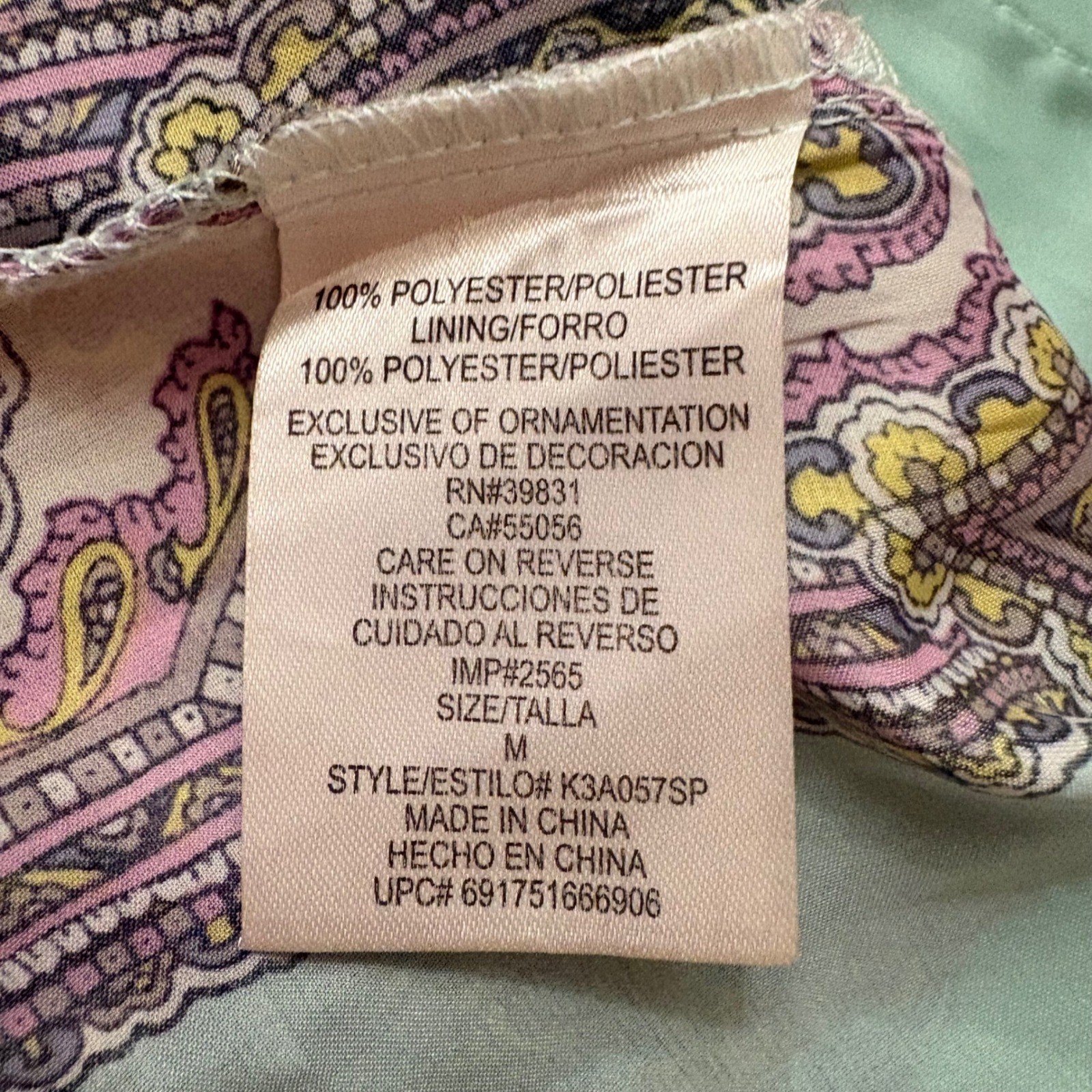 Baby Phat Paisley Bustier Top M Y2K Corset Boho Coquette Fairycore Festival