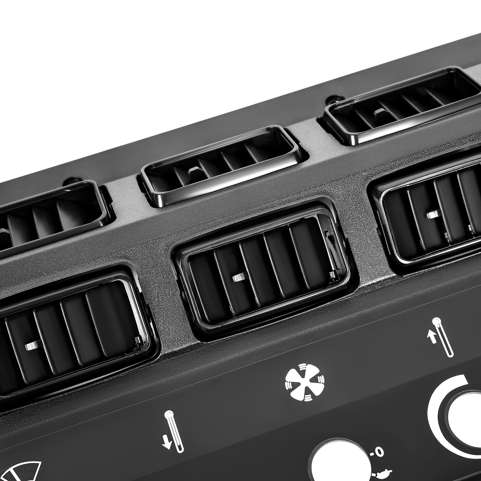 A/C Control Bezel Black For John Deere 4030 4040 ++ Tractors #AH118028