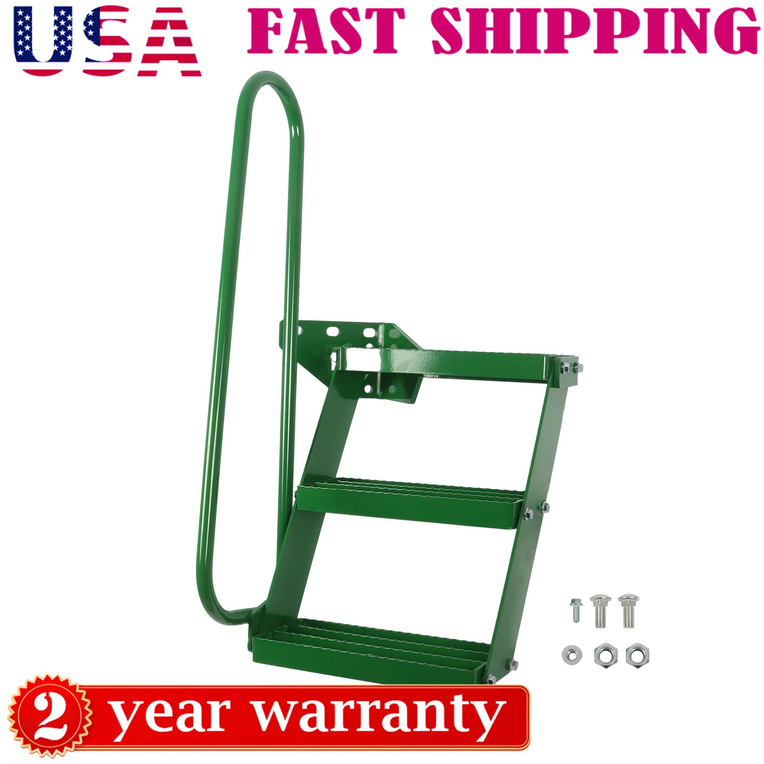 Step Stair Kit W/ LH Handrail Fits For John Deere 4050 4240 4430 4440 4230 4630