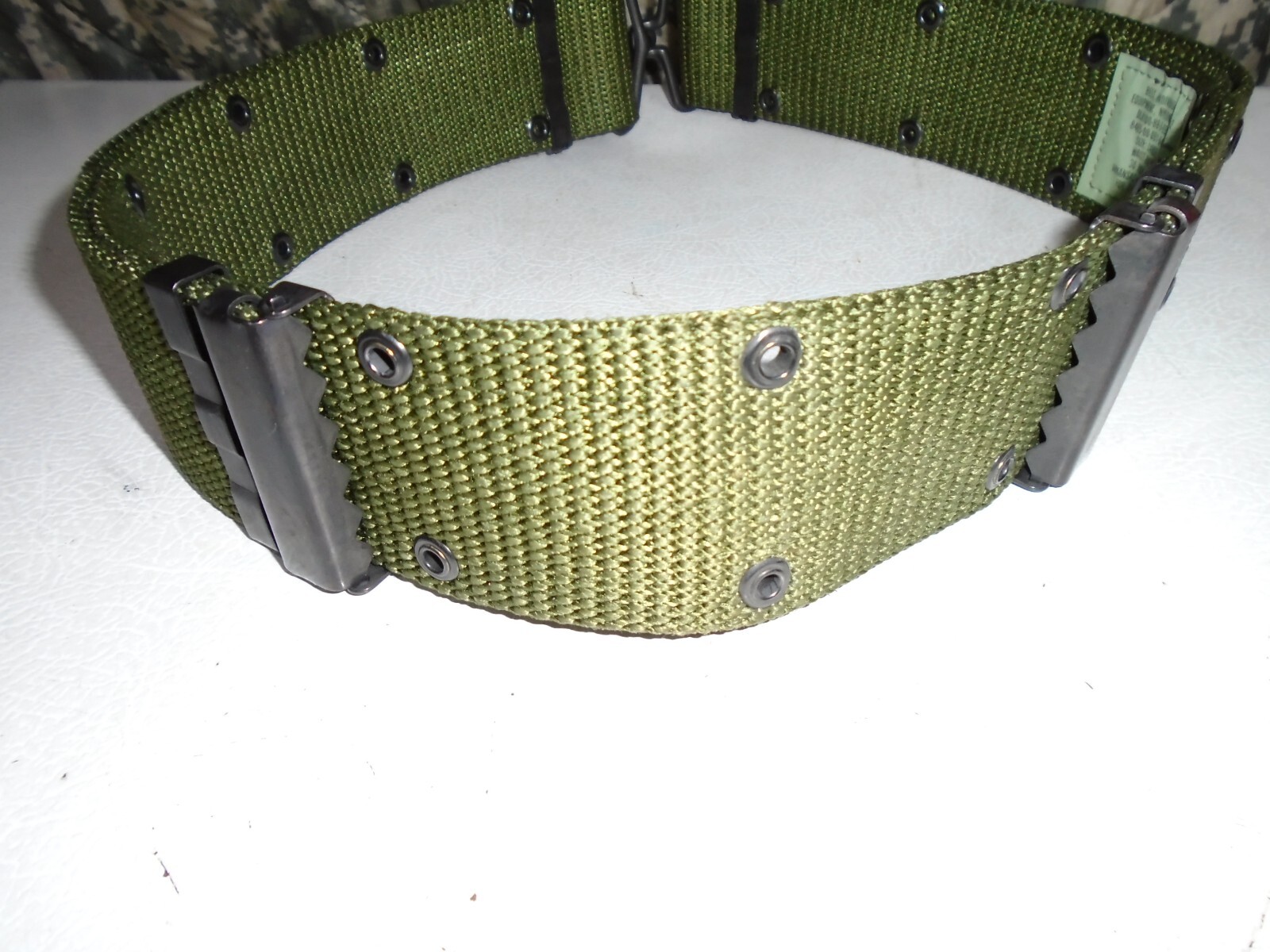 NEW US Military Individual Equipment Nylon Webbing LC Belt OD Green Size Large