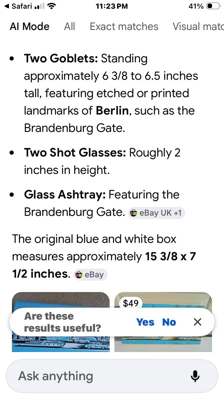 Pan Am Memorabilia Germany Souvenir Barware Gift Set NIB