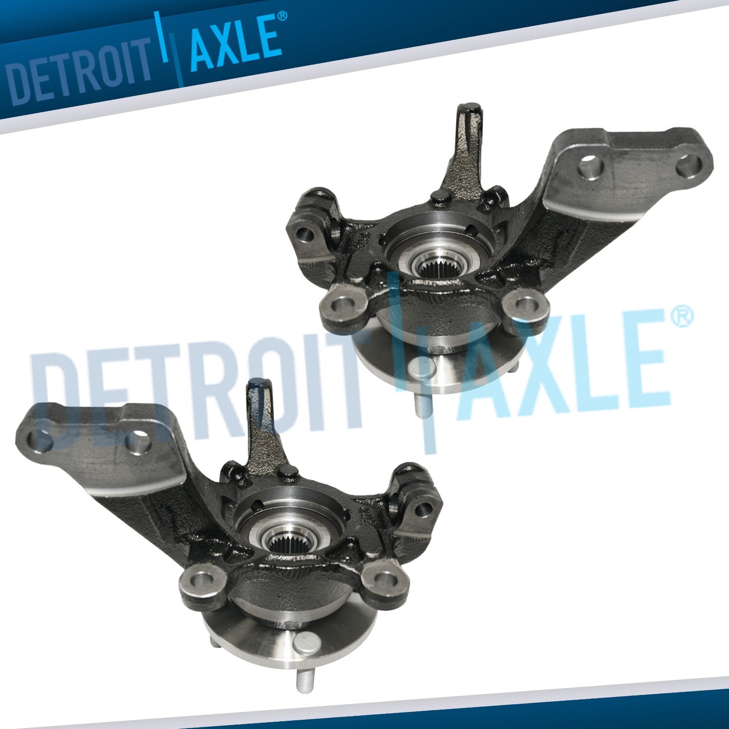 Pair Front Knuckles Wheel Bearing Hub Assembly for 2013 - 2019 Nissan Versa Note