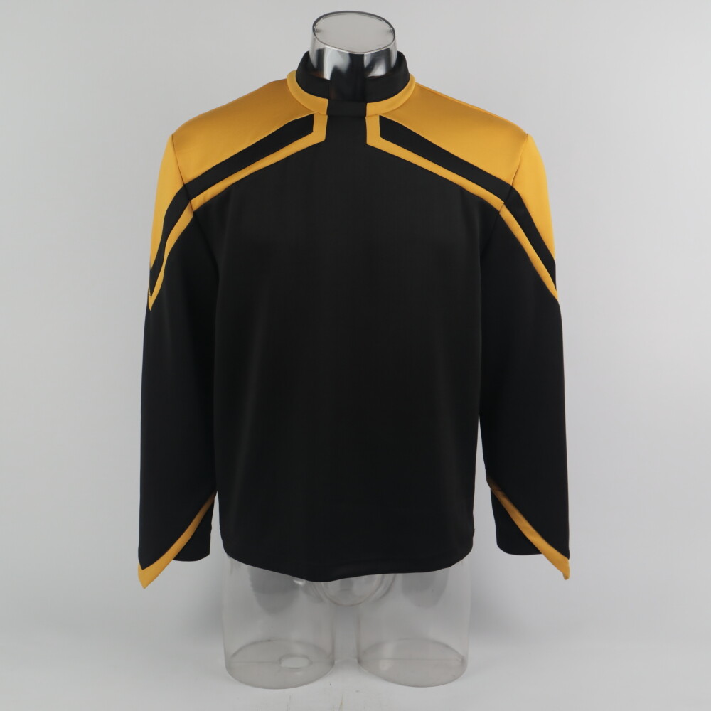 Admiral JL Picard Shirts Cosplay Male Startfleet Red Gold Blue Men Top Uniform