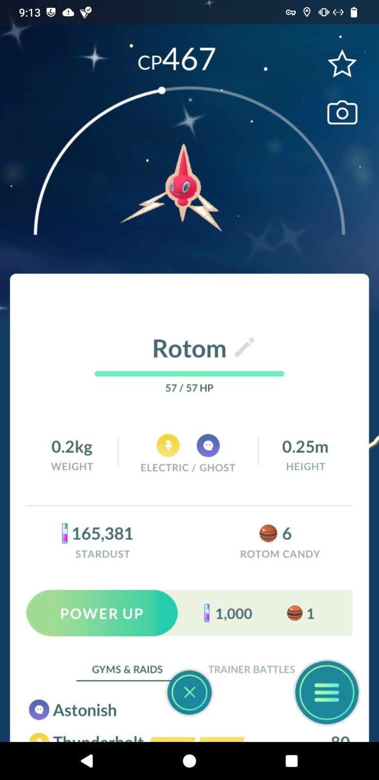 ✨Shiny Rotom✨ - P T C - 20kStardust - Description