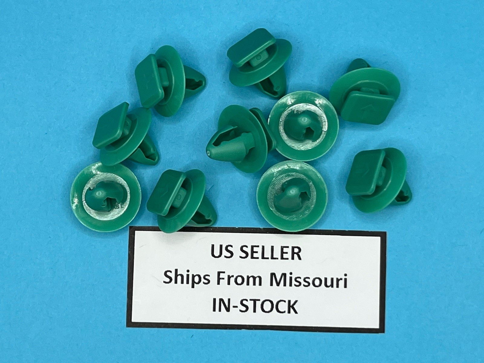 (Pack of 10) Pillar Trim Molding & Wheel Flare Clips for Jeep and Fiat