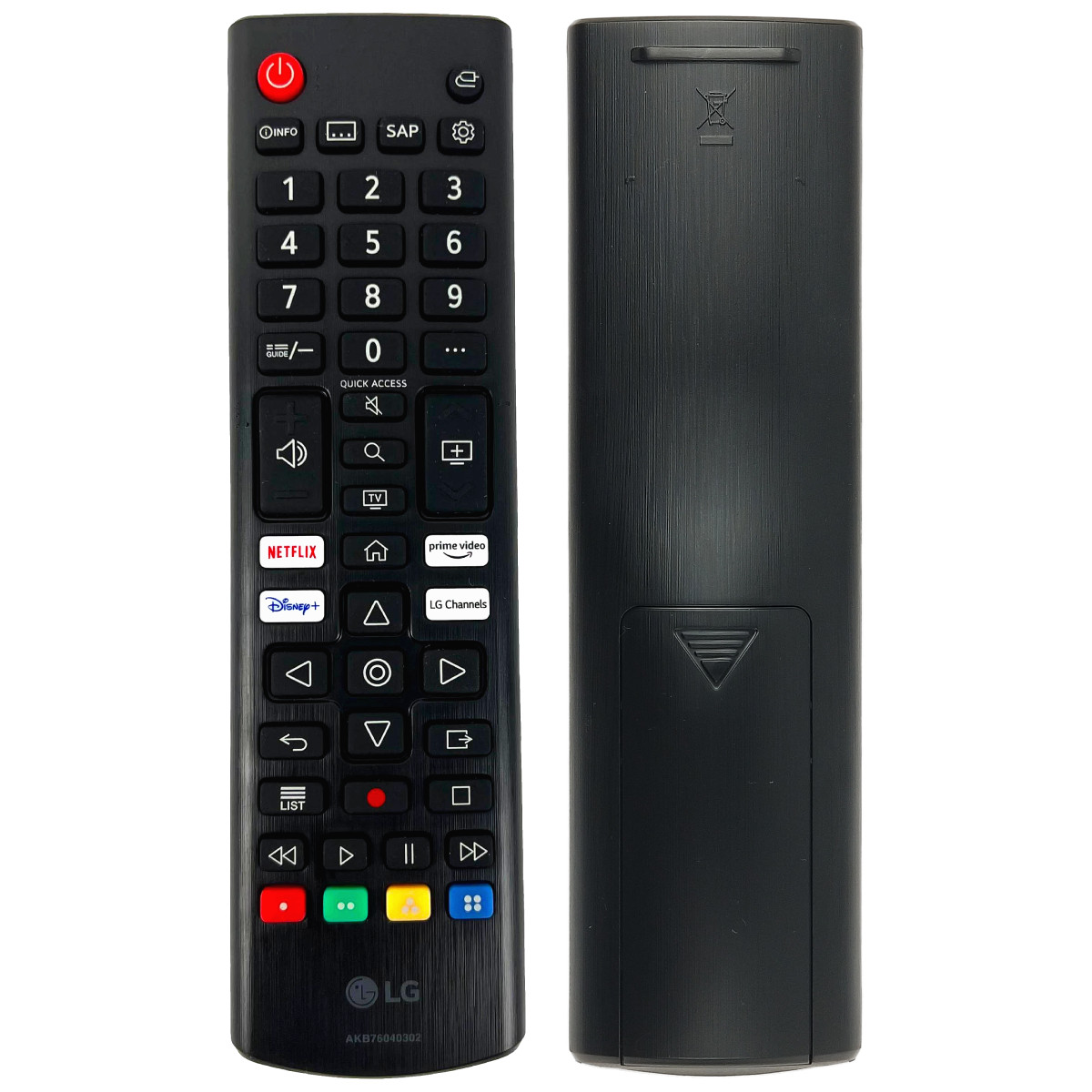 New Original LG AKB76040302 TV Remote Control w/Netflix Disney+ Prime Video