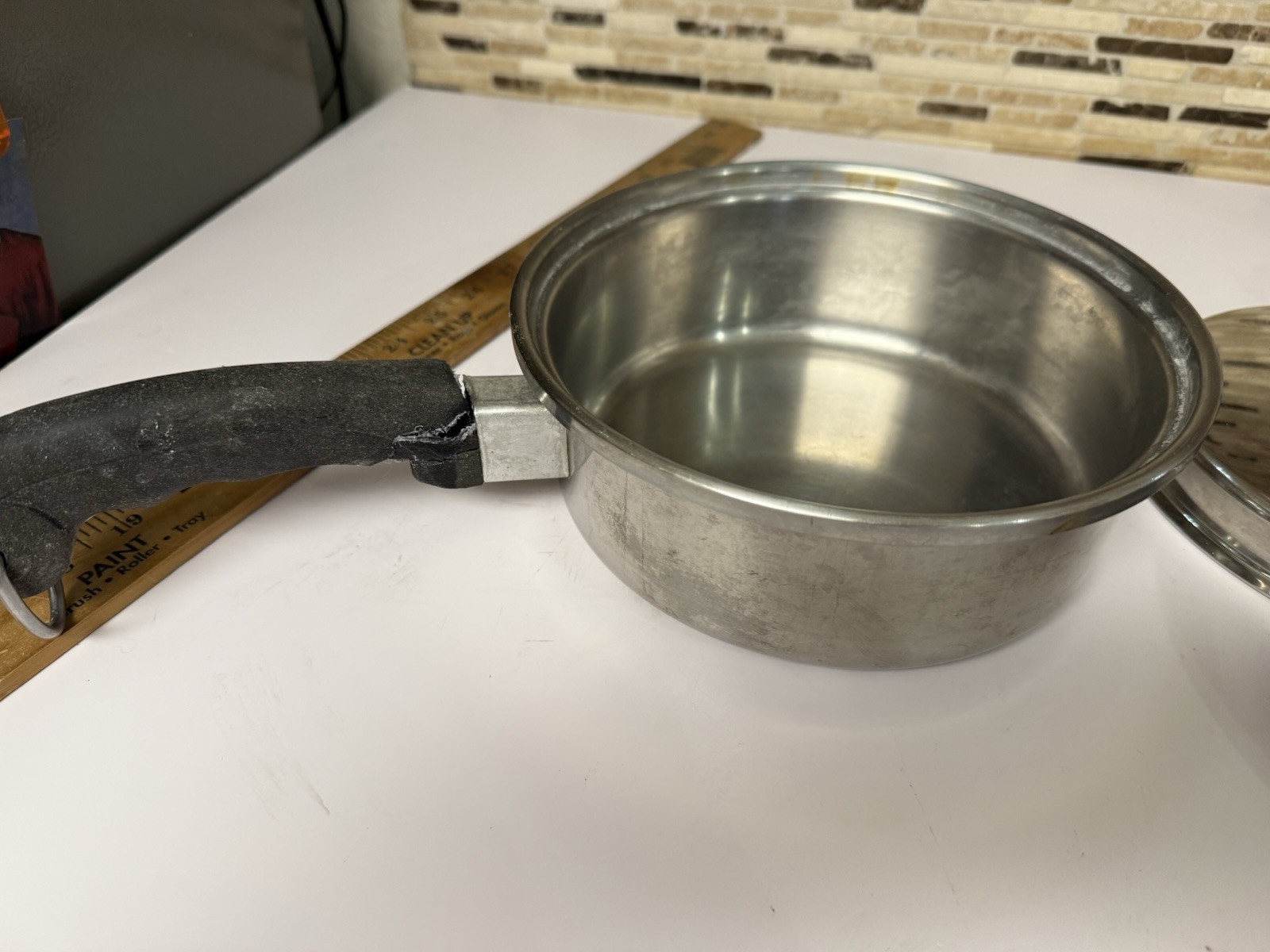 Vintage Saladmaster T304S Stainless Steel Saucepan & Skillet w Lids Dallas TX