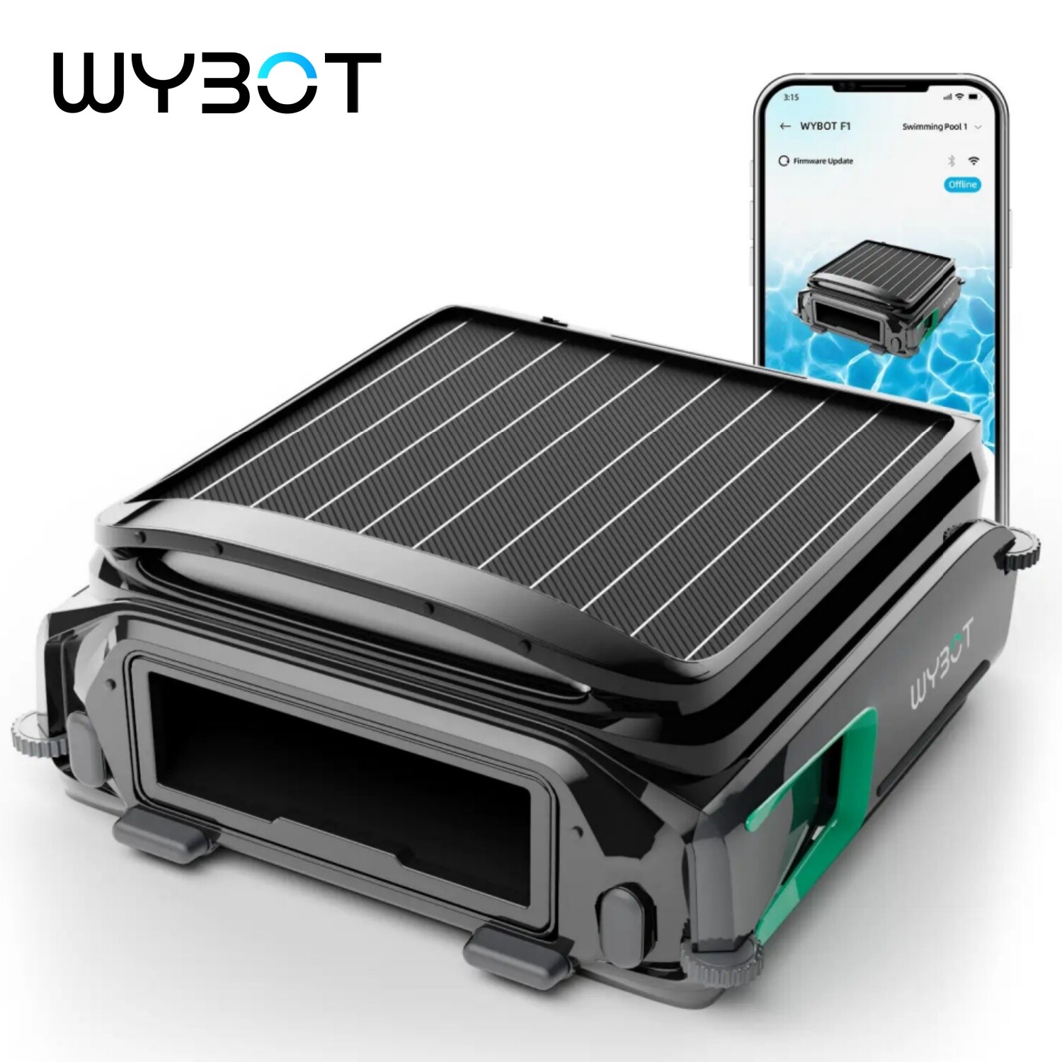 WYBOT F1 Pool Skimmer Solar Powered Pool Surface Vacuum Robotic Pool Cleaner