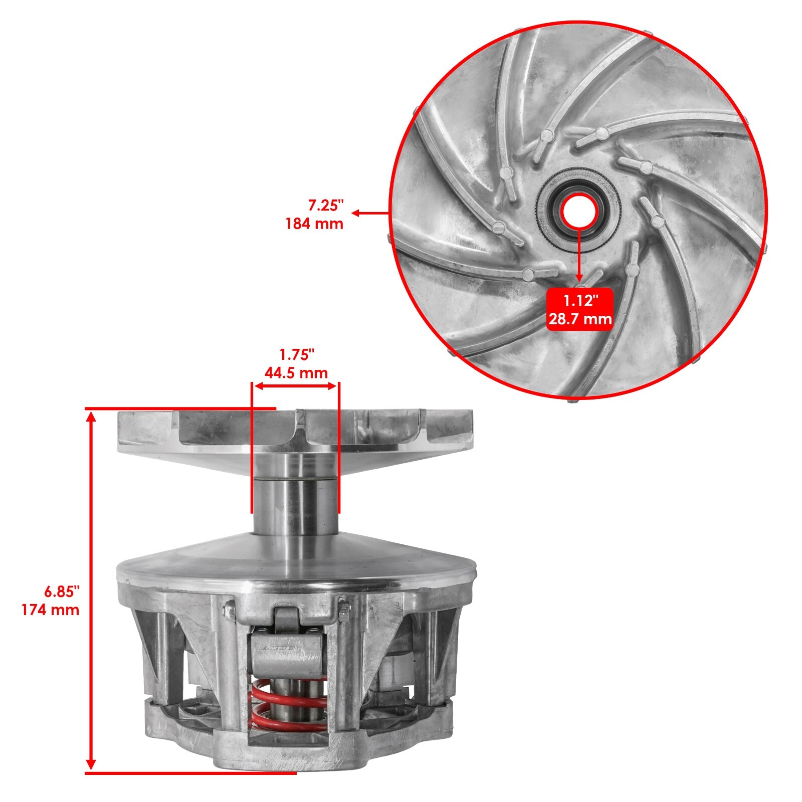 Primary Drive Clutch For Polaris Sportsman 1000 High Lifter 16-18 / 850 HL 16-21