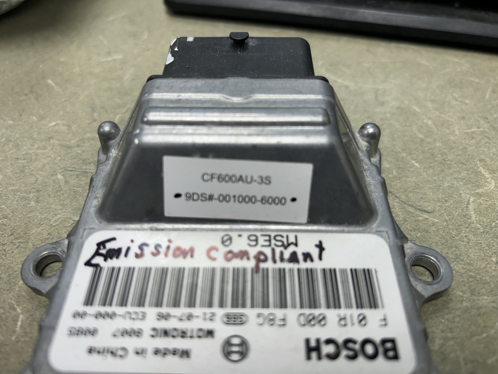 CFMoto 9DS#-001000-6000 Ecu Installed For Testing