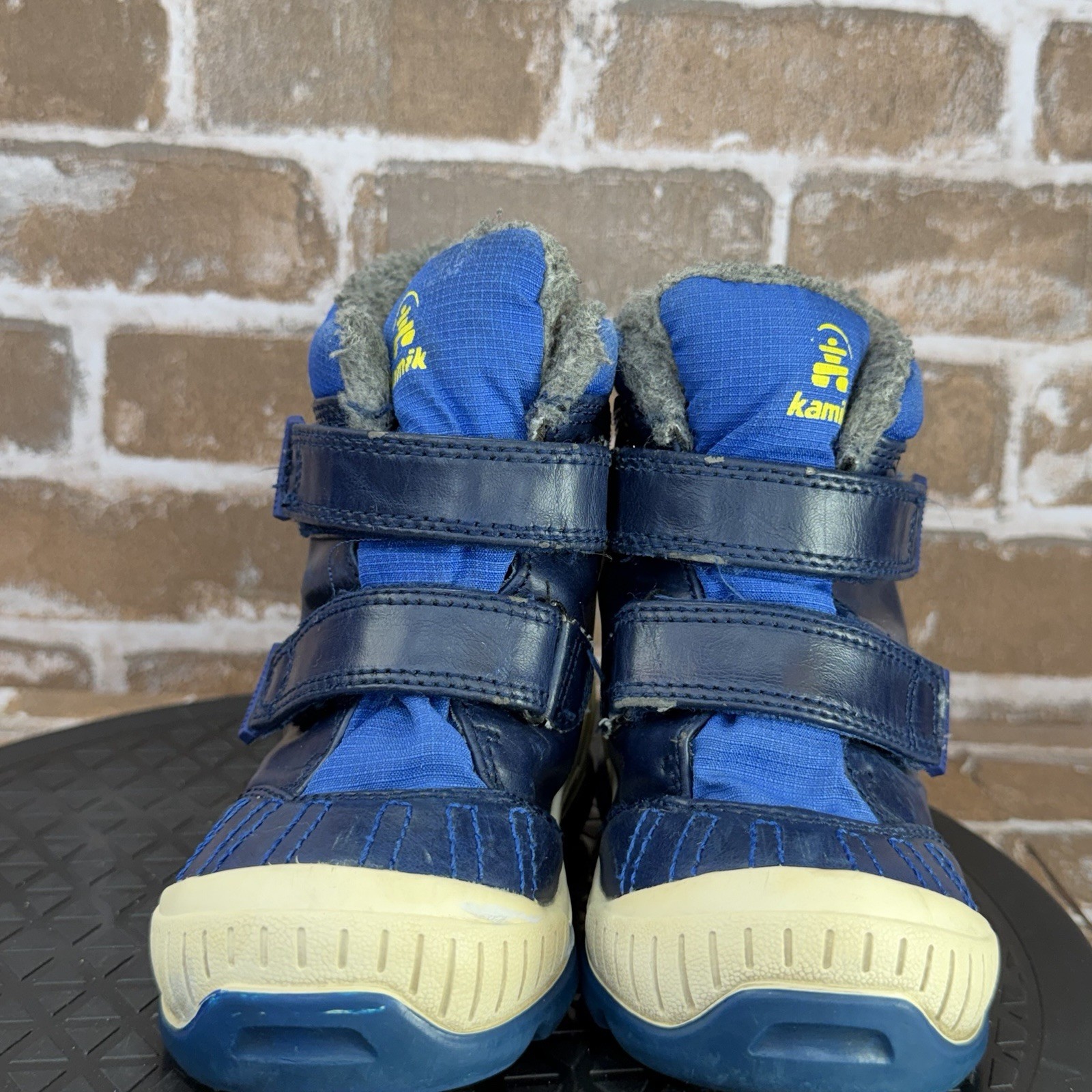 Kamik Parker Waterproof Winter Snow Boots Blue Boys Toddler Size 8