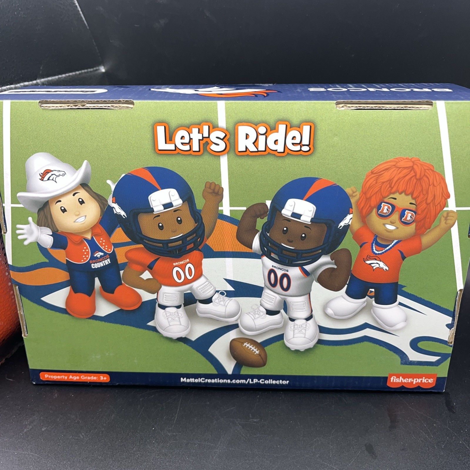 NEW Little People Collector NFL Denver Broncos UNITED IN ORANGE Fisher Price