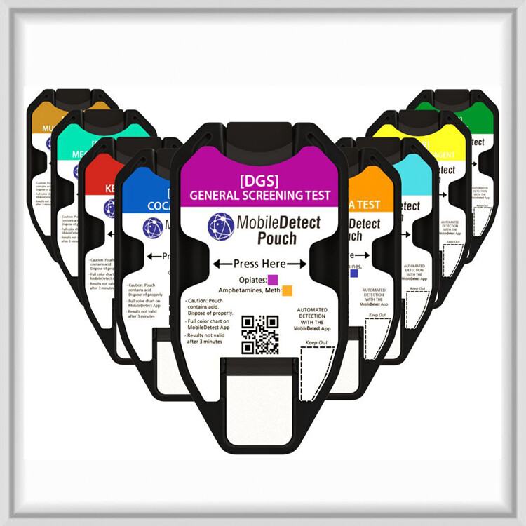 METH (mAMP/MDMA) Surface Drug Residue Pouch Testing Device