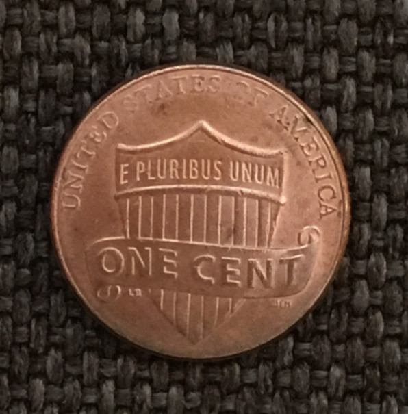 2018 P Lincoln penny, actual coin in picture, free shipping.