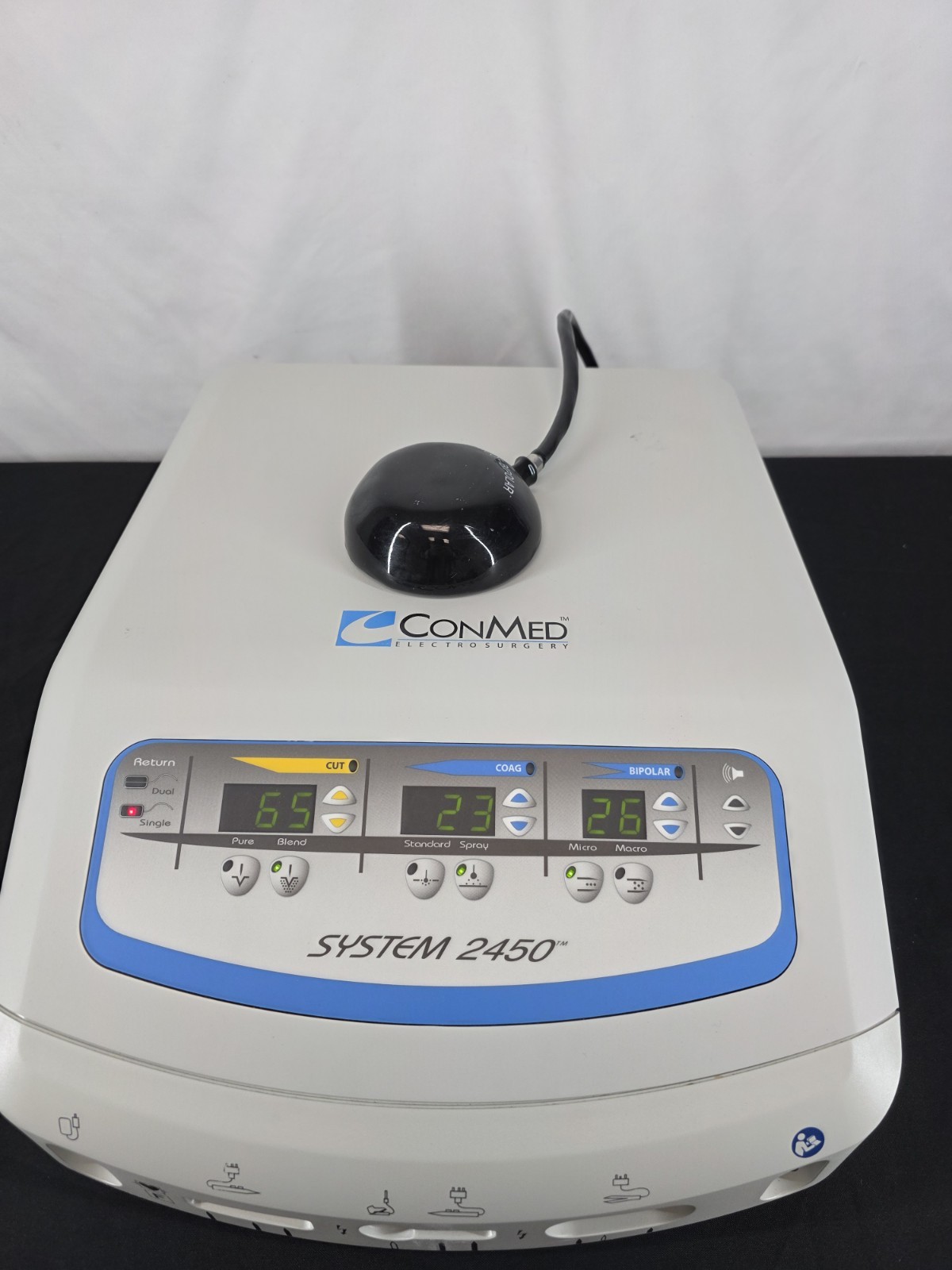 ConMed 2450 Electrosurgical Unit w/ Bipolar Pedal (GREAT CONDITION) WARRANTY