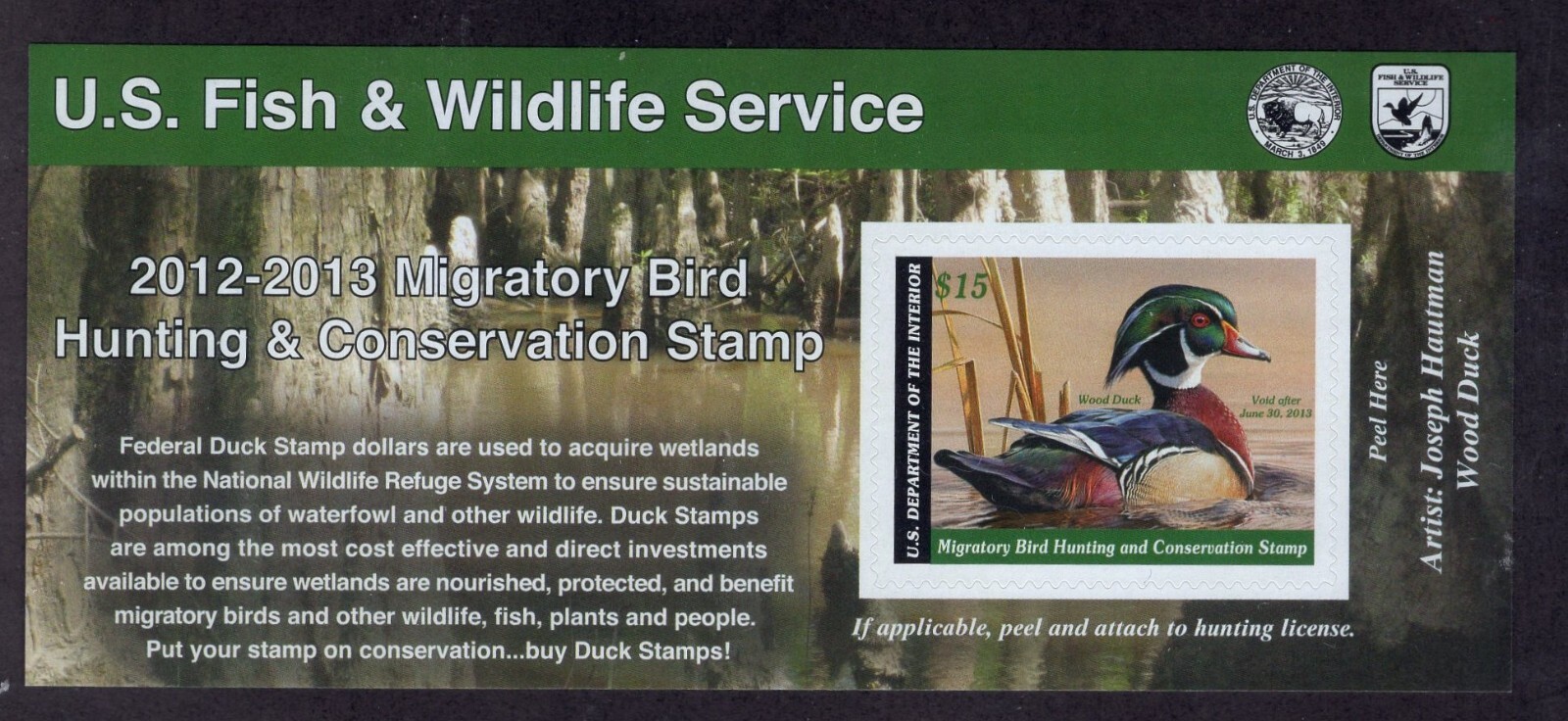 RW79A Federal Duck Stamp. Single.  MNH. OG.
