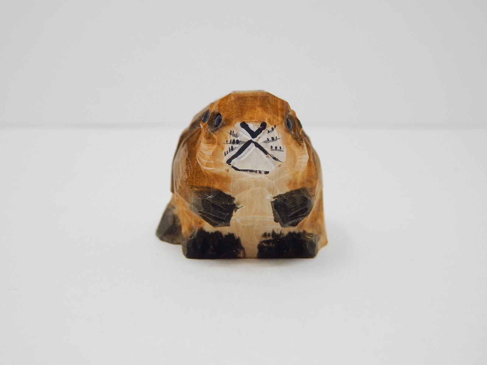 Beaver Figurine Decor Statue Sculpture Wood Cake Top Dam Forest Castor Woodland