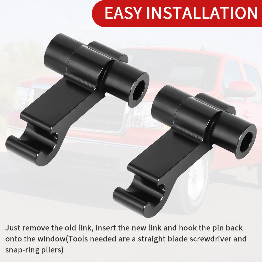 Wind Noise Fix For 2000-2007 GMC / Chevy Silverado Vent Window Latch Link, Links