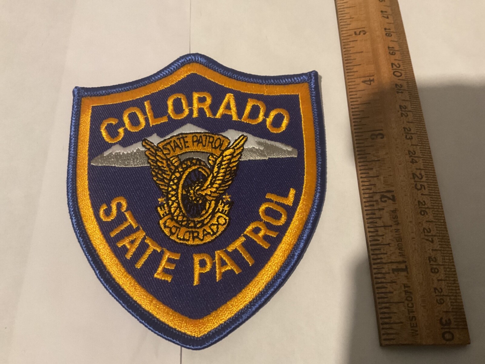 Colorado State Patrol collectable Patch New and Full Size