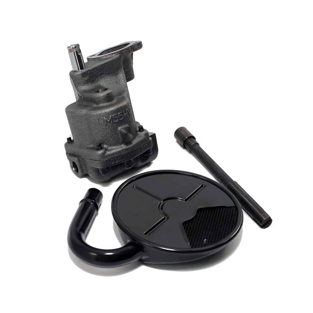 Melling M55HV SBC Chevy Oil Pump High Volume W/ Oil Pump Drive Shaft PickUp Tube