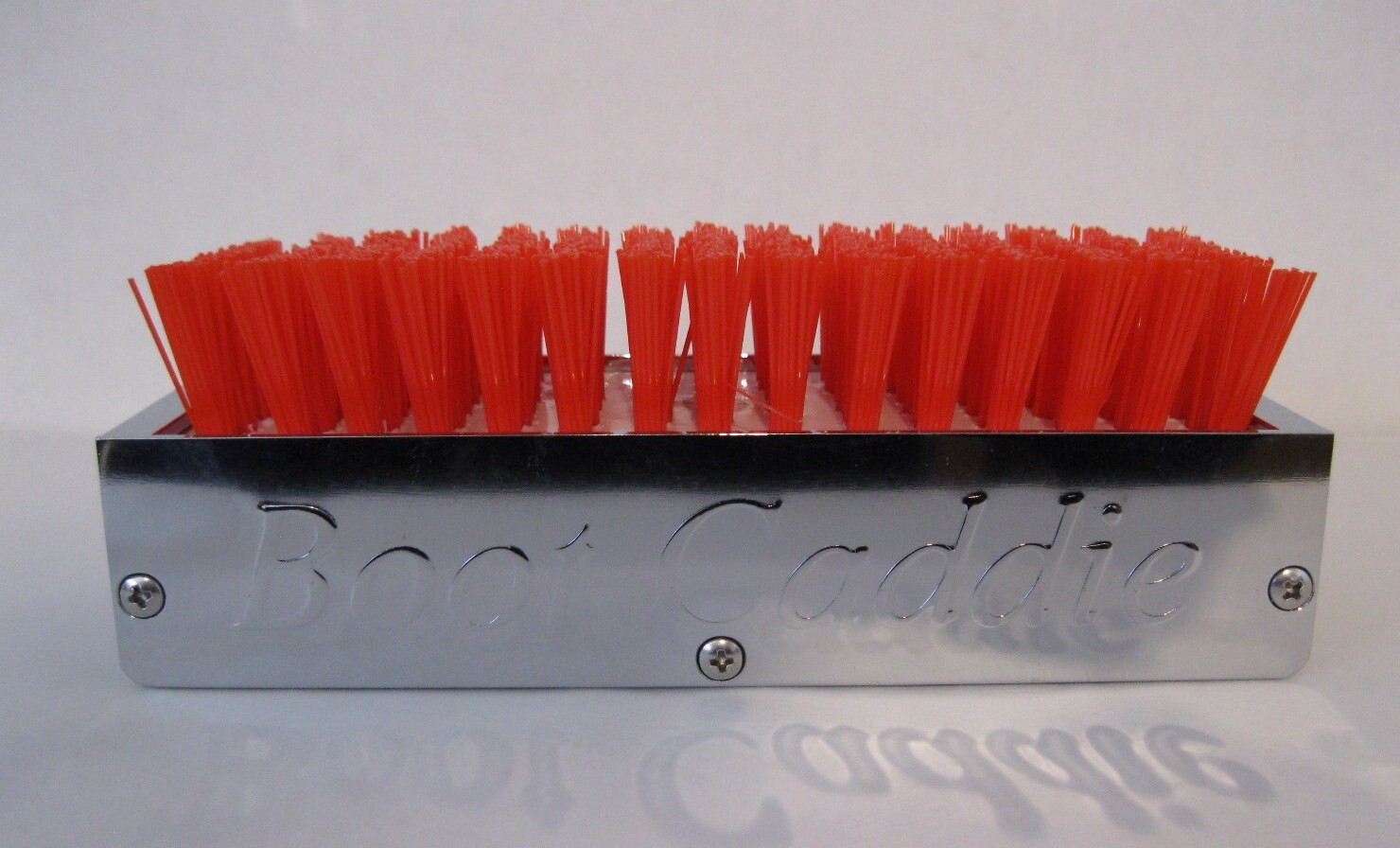 New Boot Brush Caddie RED Brush Chrome for Peterbilt Kenworth Freightliner Ford