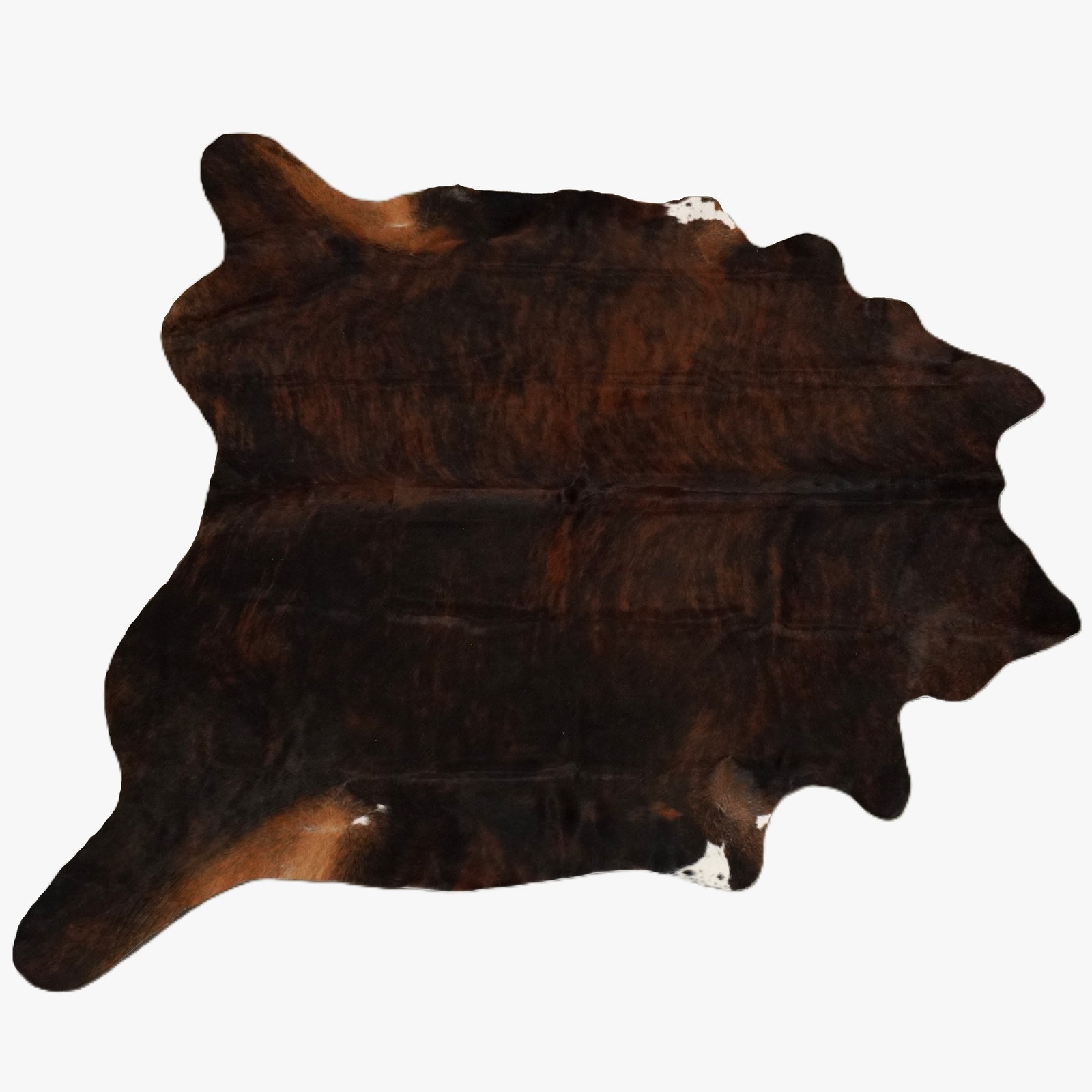 Dark Brindle Brazilian Cowhide Hair-On Area Rug