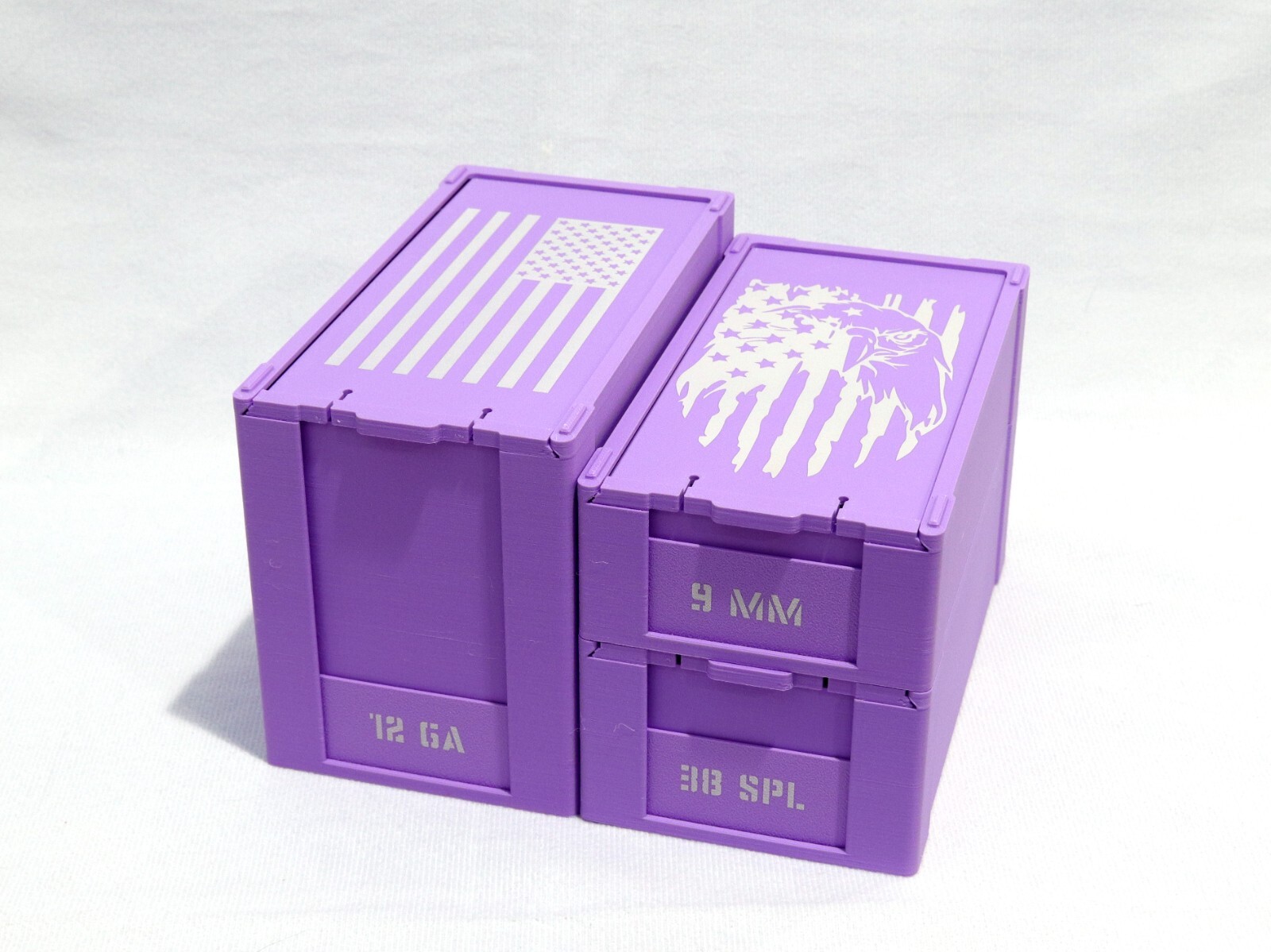 Stackable Ammo Boxes - US Eagle - No Live Ammo!