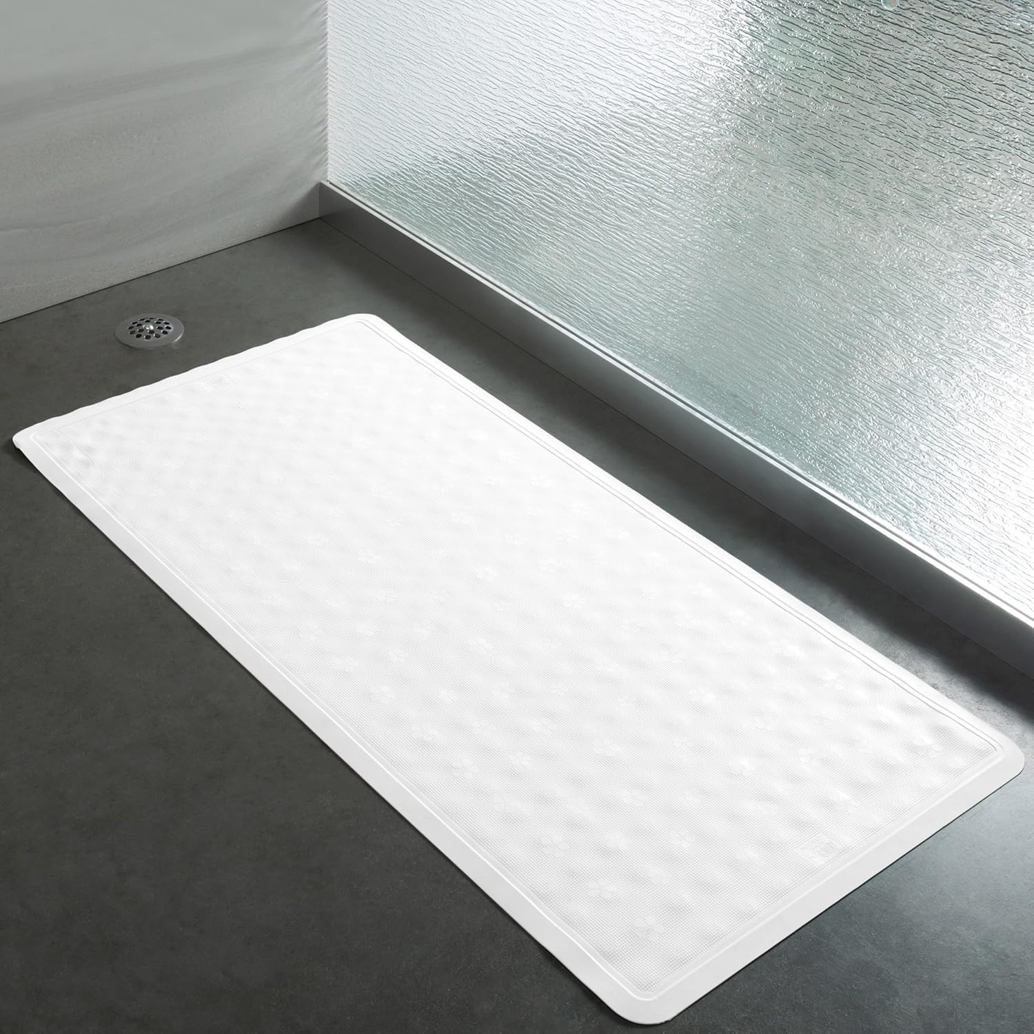 Rubbermaid Commercial Products 1982729 Safti-Grip Bath Mat 36 X 18 White NEW