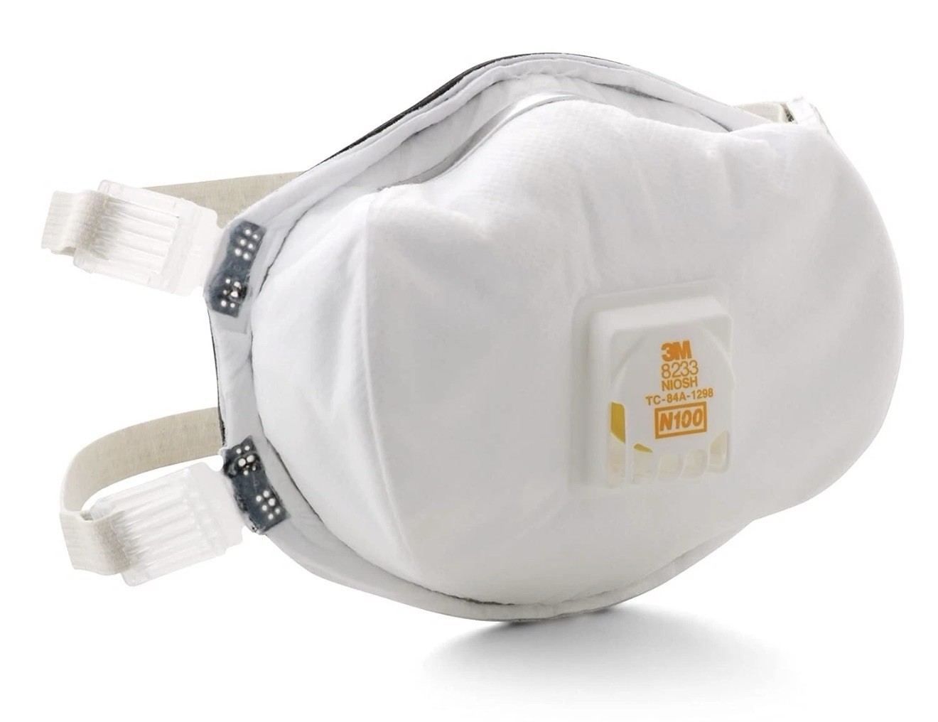10 Pack 3M 8233 N100 Particulate Respirator With Valve