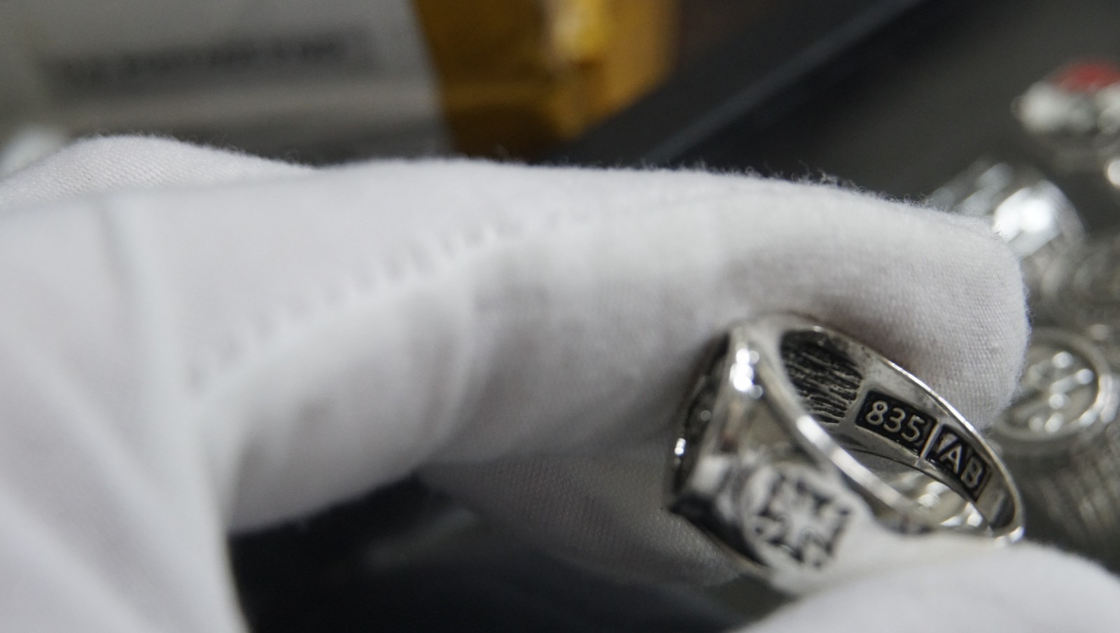 GERMAN WWI WWII Wermacht Edelweiss Ring Size 7,8,9,10,11,12,13