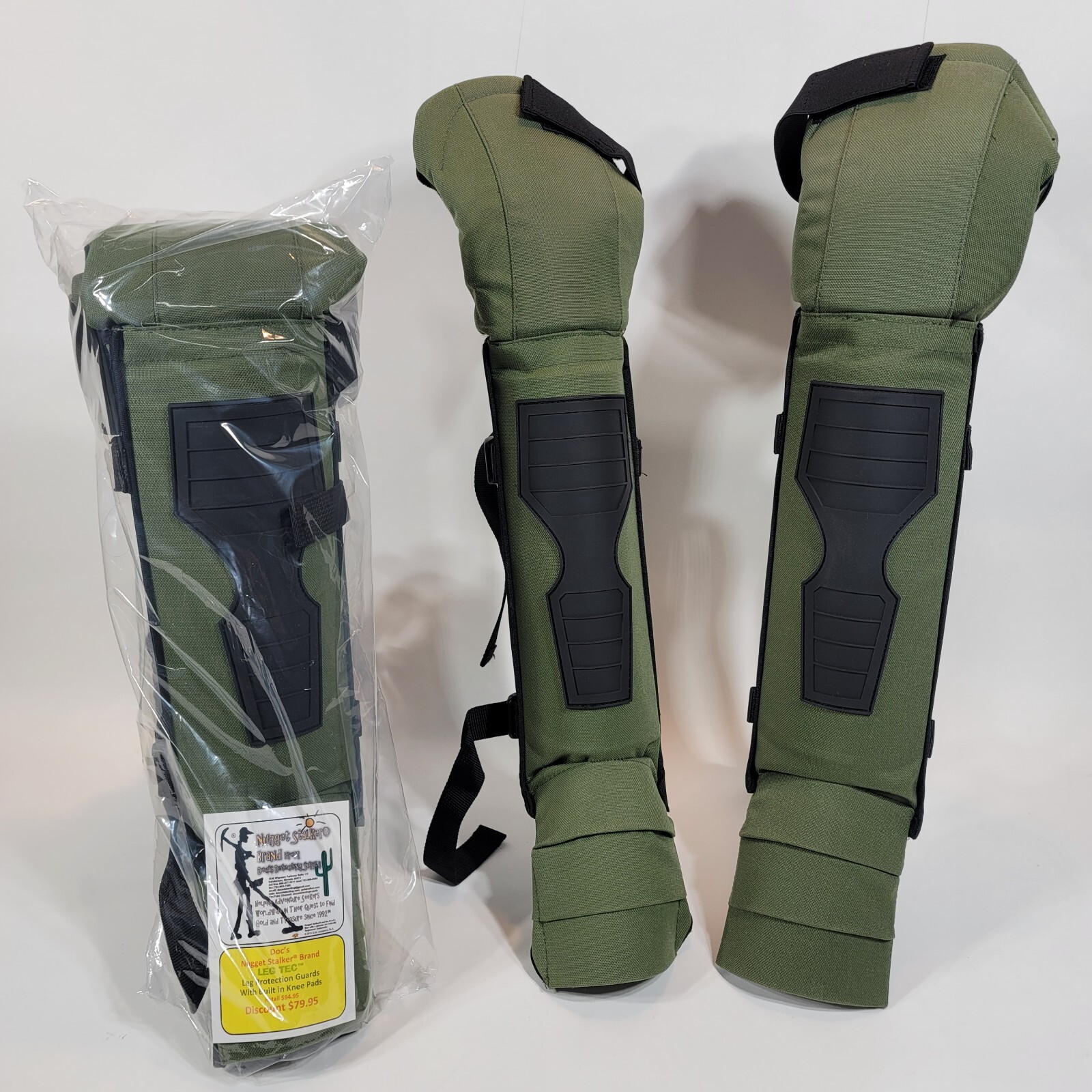 Nugget Stalker® for Metal Detector Leg Gaiter Protection w/ built in Knee Pads
